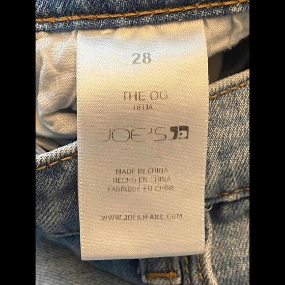JOE'S The OG Distressed Straight Leg Ankle Jeans - Women's Size 28 - Picture 6 of 6